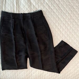 J Crew black crop pants